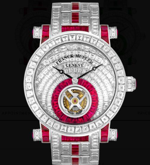 Franck Muller Round Men Tourbillon invisible-set baguette diamonds Replica Watch for Sale Cheap Price 7008 T INV C INV R